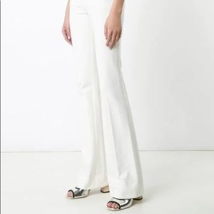 Derek Lam 10 Crosby White flared trousers